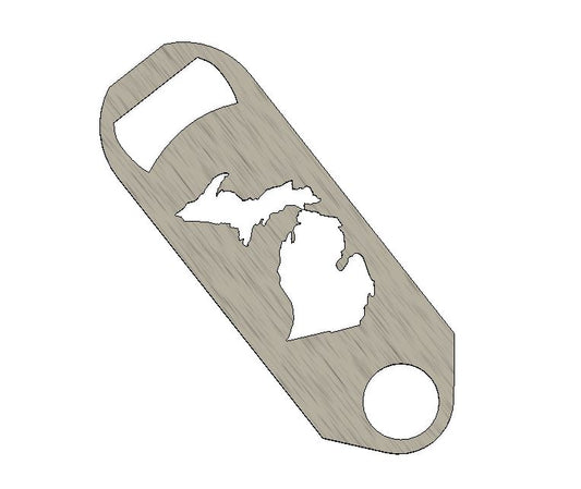 Michigan Key Chain Bottle Opener