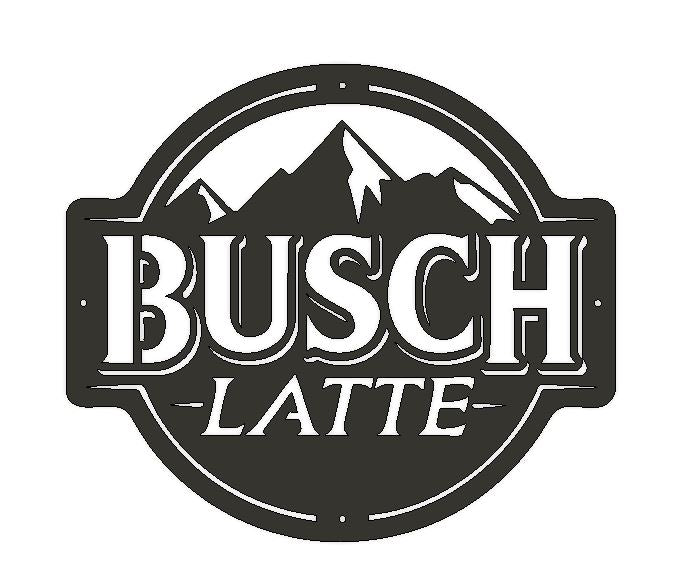 Busch Latte Bar Sign