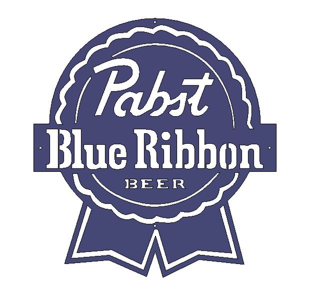 Blue Ribbon Beer Bar Sign